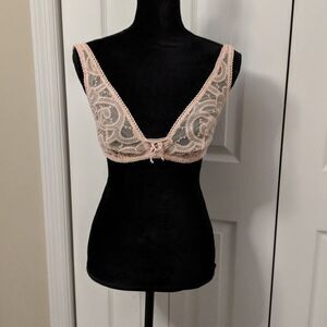 NWT lacy peach bra